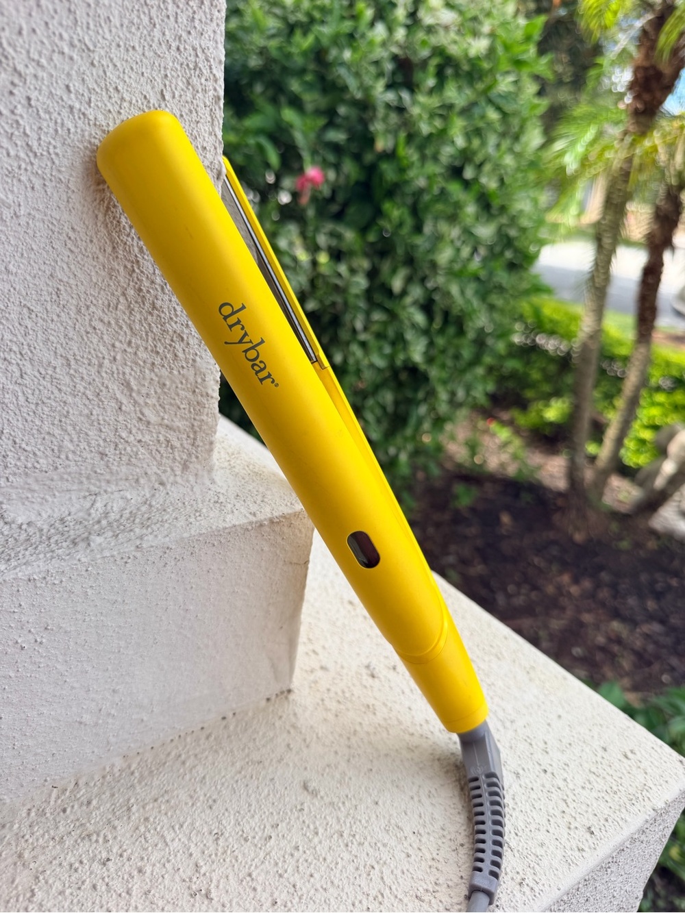Drybar The Tress Press Yellow Digital Flat Iron Hair Straightener Tested Works